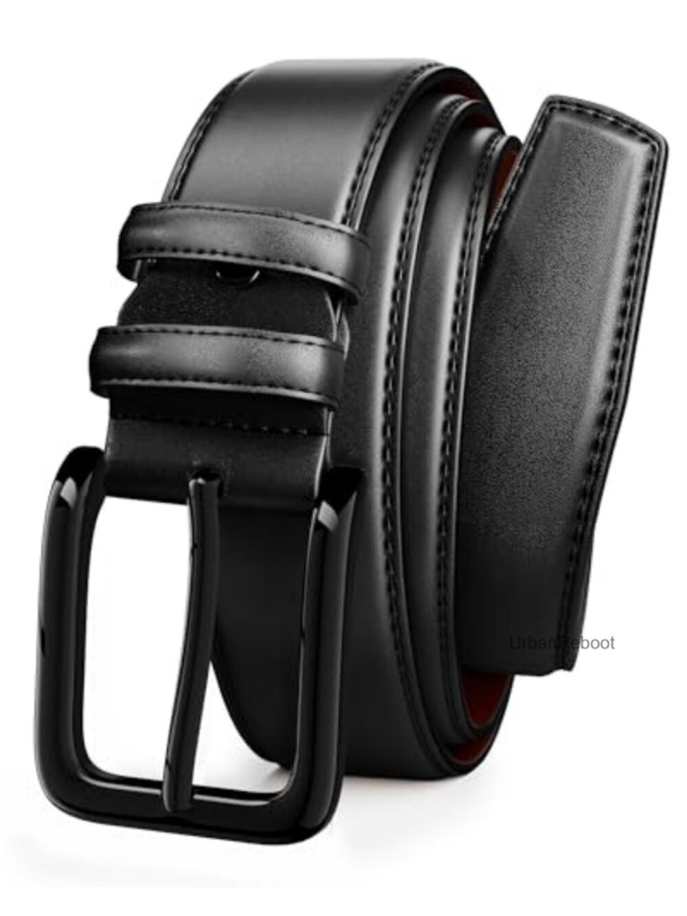 Men's Leather Dress Belt Adjustable Casual Business Jeans Suits